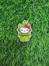 Load image into Gallery viewer, Mean Green Cat Character Acrylic Blank &amp; Decal Set
