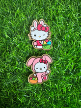 Load image into Gallery viewer, Easter Cat Character Acrylic Blank &amp; Decal Set
