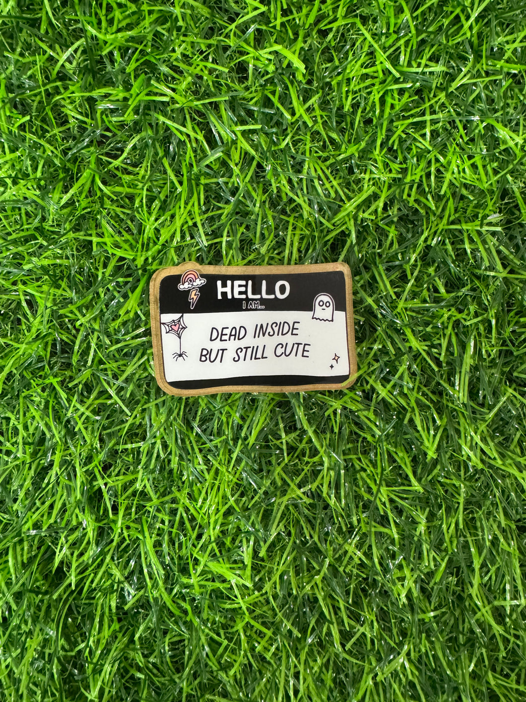 Hello Dead Inside Acrylic Blank & Decal Set