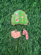 Load image into Gallery viewer, Green Christmas Sweater Acrylic Blank &amp; Decal Set Collection
