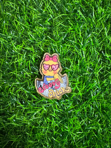 Groovy Chick Acrylic Blank & Decal Set