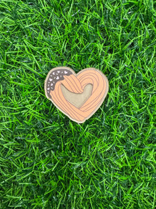 Heart Churro Acrylic Blank & Decal Set