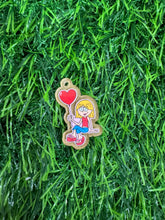 Load image into Gallery viewer, Valentines Day Heart Balloon Lizzy Acrylic Blank &amp; Decal Set
