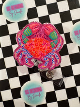 Load image into Gallery viewer, Crab Retractable Badge Reel

