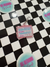 Load image into Gallery viewer, Payroll Analyst Spreadsheet Charm Add On For Retractable Badge Reel
