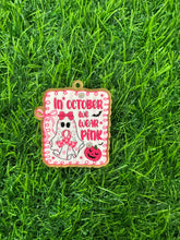 Load image into Gallery viewer, In October We Wear Pink Ghost Acrylic Blank &amp; Decal Set
