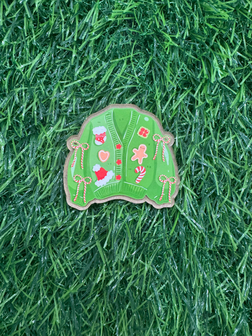 Green Christmas Sweater Acrylic Blank & Decal Set Collection