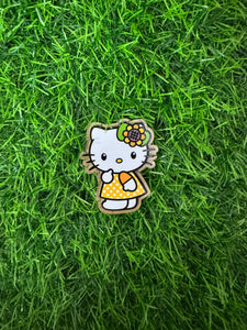 Sunflower Cat Character Acrylic Blank & Decal Set