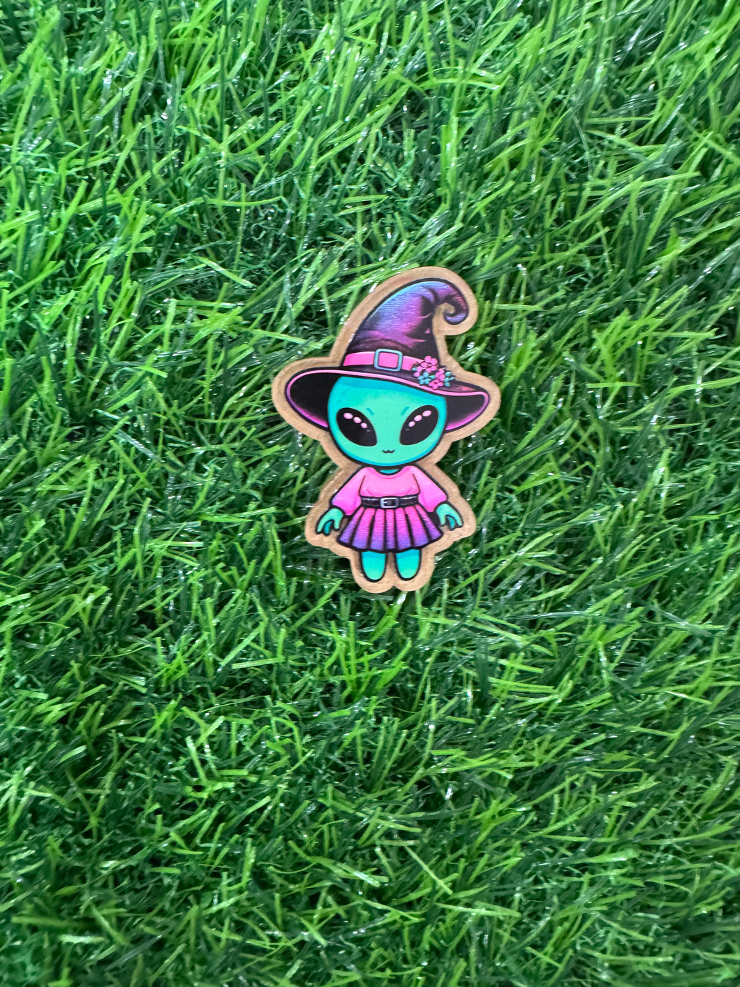 Alien Witch 
Acrylic Blank & Decal Set