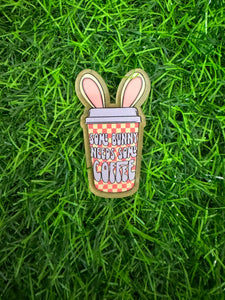 Some Bunny Needs Some Coffee Acrylic Blank & Decal Set