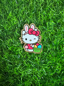 Easter Cat Character Acrylic Blank & Decal Set