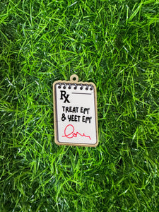 Treat Em & Yeet Em Acrylic Blank & Decal Set