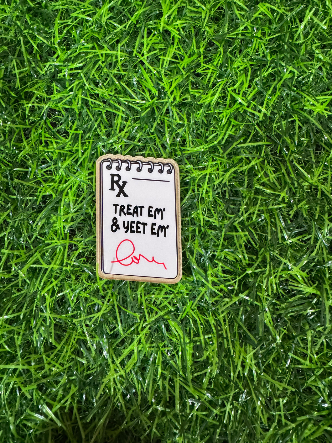 Treat Em & Yeet Em Acrylic Blank & Decal Set