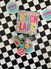 Load image into Gallery viewer, Lunch Lady Retractable Badge Reel
