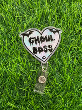 Load image into Gallery viewer, Ghoul Boss Retractable Badge Reel
