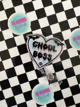 Load image into Gallery viewer, Ghoul Boss Retractable Badge Reel

