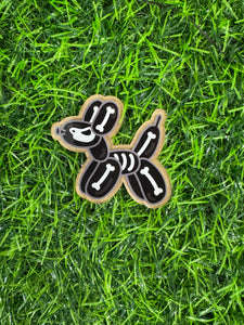 Skeleton Balloon Animal Acrylic Blank & Decal Set