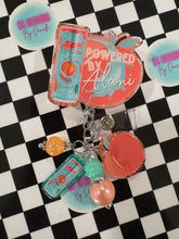 Load image into Gallery viewer, Powered By A Peach Retractable Badge Reel
