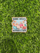 Load image into Gallery viewer, Doing Social Worker Stuff Acrylic Blank &amp; Decal Set

