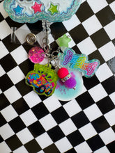 Load image into Gallery viewer, Alien Cloud 90’s Nostalgia Shaker Retractable Badge Reel
