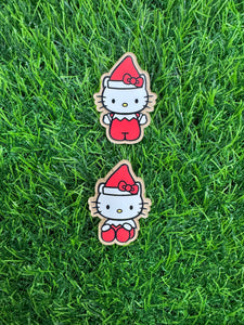 Elf Cat Character  Acrylic Blank & Decal Set