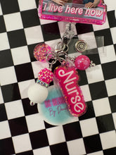 Load image into Gallery viewer, I Live Here Now Nurse Retractable Badge Reel Collection
