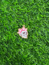Load image into Gallery viewer, Pink Ghost Bow &amp; Skull With Pink Ghost Bow Acrylic Blank &amp; Decal Set Collection
