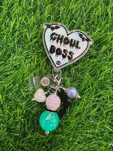 Ghoul Boss Retractable Badge Reel