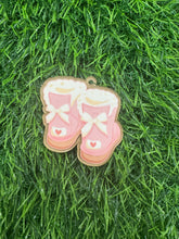 Load image into Gallery viewer, Pink Winter Boots Acrylic Blank &amp; Decal Set Collection
