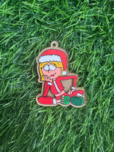 Load image into Gallery viewer, Christmas Lizzy Acrylic Blank &amp; Decal Set
