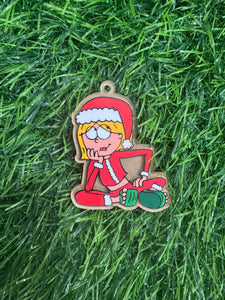 Christmas Lizzy Acrylic Blank & Decal Set