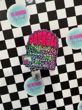 Load image into Gallery viewer, Payroll Rainbow Leopard Retractable Badge Reel
