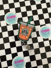 Load image into Gallery viewer, SB Iced Coffee Retractable Badge Reel
