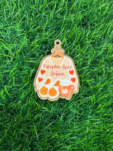 Pumpkin Spice Season Sweater Acrylic Blank & Decal Set Collection