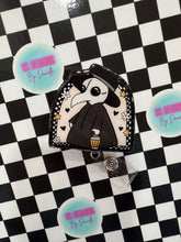 Load image into Gallery viewer, Plagued With Anxiety Retractable Badge Reel
