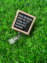 Load image into Gallery viewer, Most My Life Retractable Badge Reel
