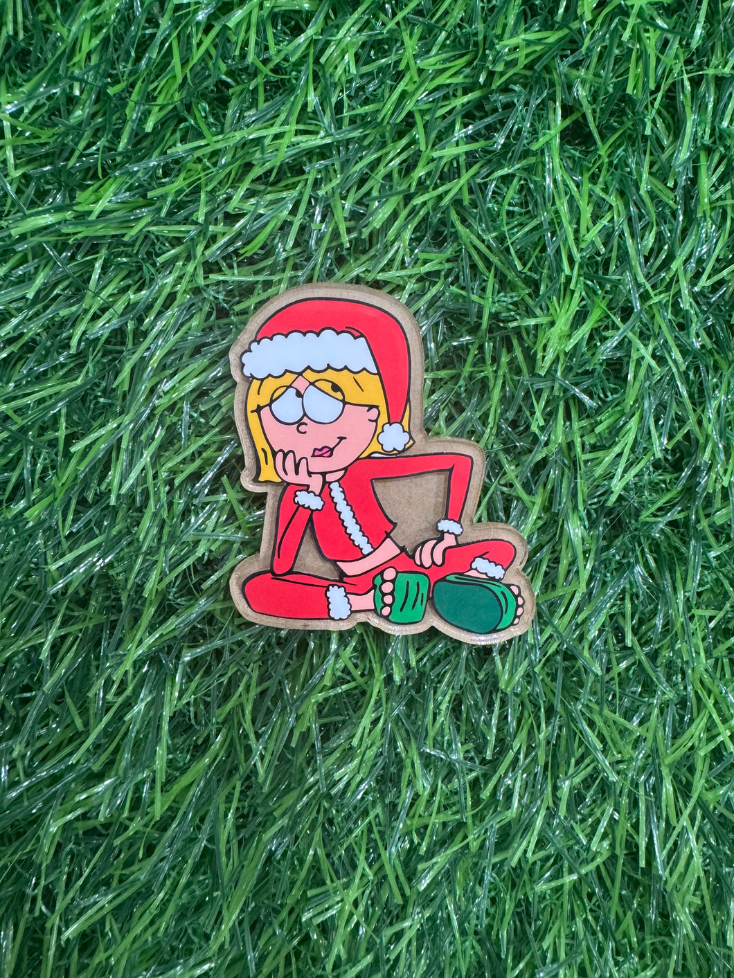 Christmas Lizzy Acrylic Blank & Decal Set
