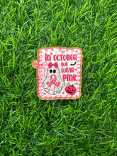 Load image into Gallery viewer, In October We Wear Pink Ghost Acrylic Blank &amp; Decal Set
