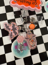 Load image into Gallery viewer, Does The Process Know We’re Trusting It Halloween Fall Retractable Badge Reel
