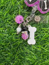 Load image into Gallery viewer, Balloon Dog Skeleton Retractable Badge Reel
