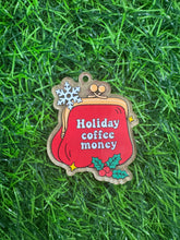 Load image into Gallery viewer, Holiday Coffee Money Acrylic Blank &amp; Decal Set
