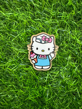 Load image into Gallery viewer, Ice Cream Cat Character Acrylic Blank &amp; Decal Set
