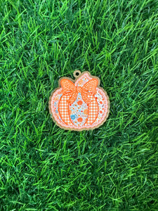 Lace Patchwork Pumpkin Collection Acrylic Blank & Decal Set Collection