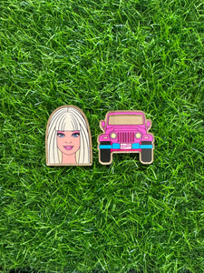 B Girl Doll Acrylic Blank & Decal Set
