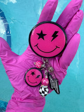 Load image into Gallery viewer, Lightning Bolt Smile Retractable Badge Reel

