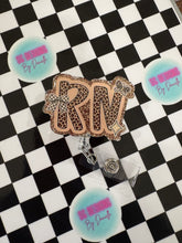 Load image into Gallery viewer, Leopard Print Nurse Retractable Badge Reel
