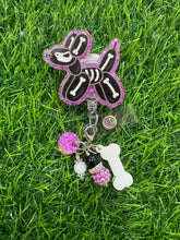 Load image into Gallery viewer, Balloon Dog Skeleton Retractable Badge Reel
