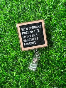 Most My Life Retractable Badge Reel