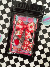 Load image into Gallery viewer, Strawberry Bow Retractable Badge Reel
