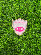 Load image into Gallery viewer, Baddie On Duty Shield Acrylic Blank &amp; Decal Set
